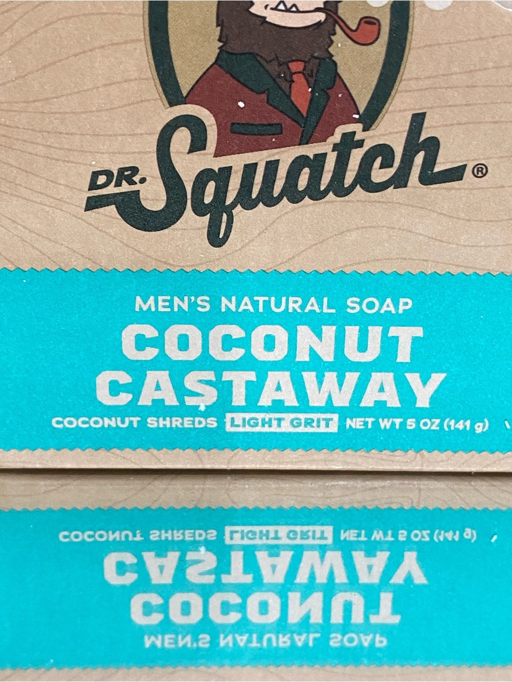 Dr. Squatch Coconut Castaway Men's Soap, light grit, new! - Picture 3 of 7